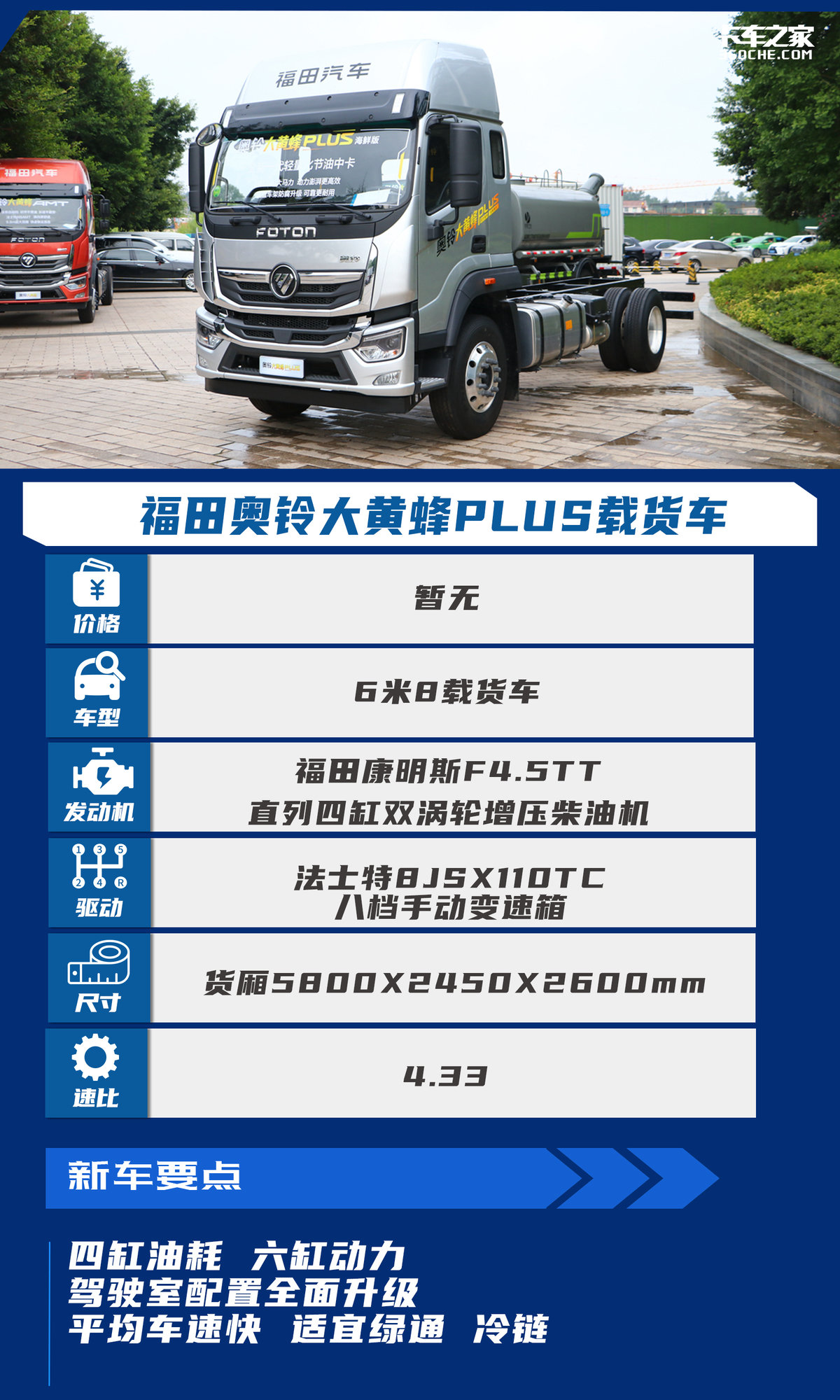 福田最新貨車，路上的友情與家的溫馨之旅