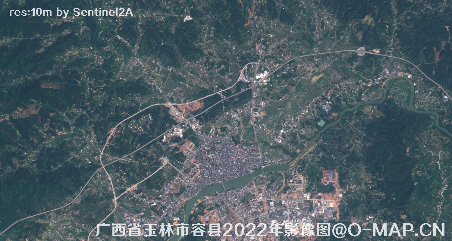 容縣最新航拍全景，一覽無(wú)余的美麗風(fēng)光??