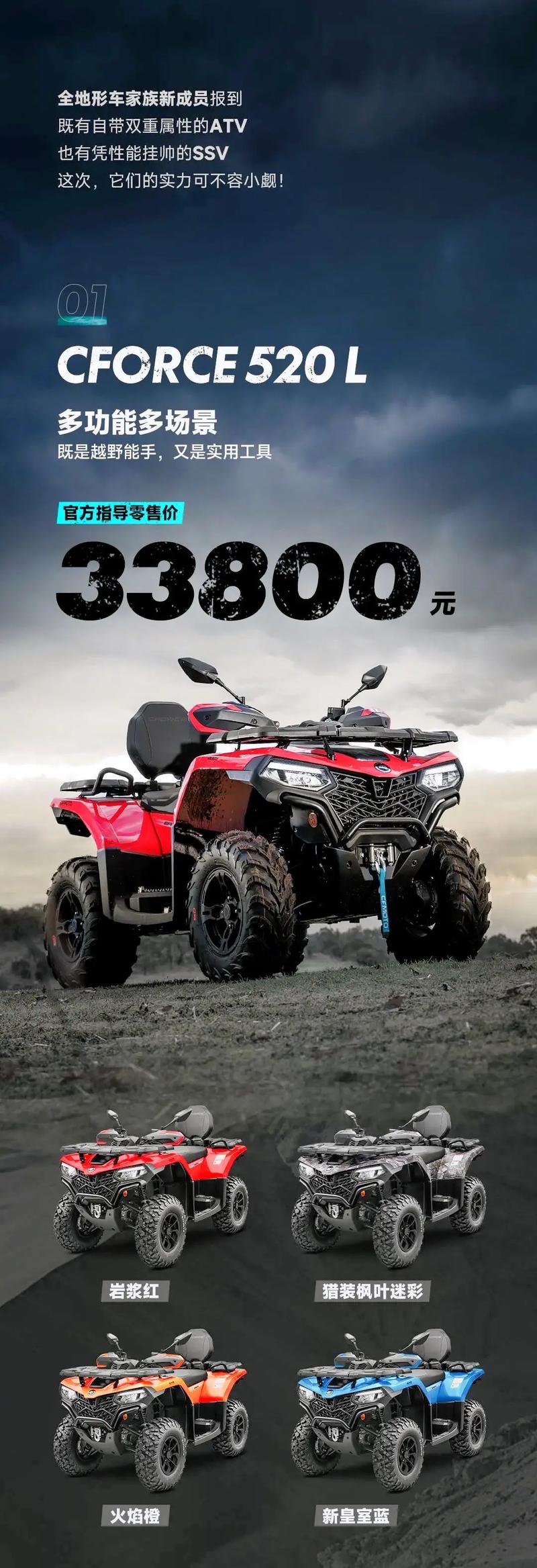 最新全地形車，越野的極致體驗